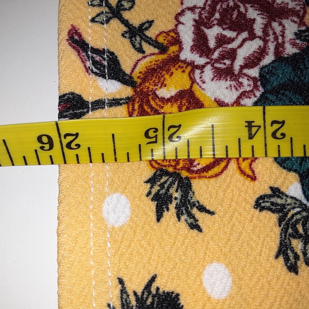 Cassie Lularoe Pencil 3xl Skirt Orange background with multi floral design. - Picture 11 of 11